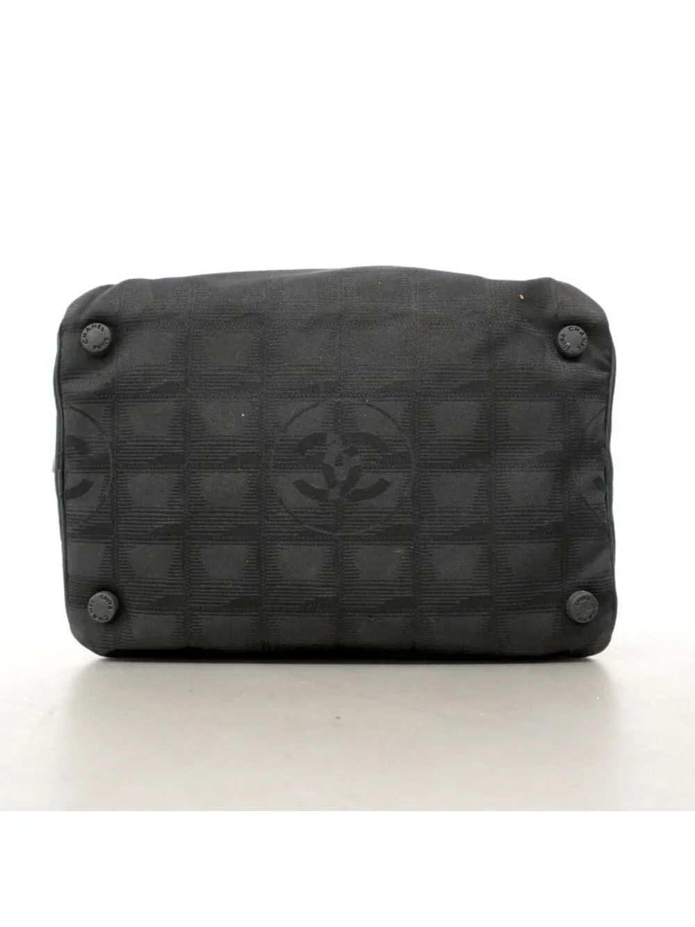 Chanel Vanity Bag New Travel Nylon Black